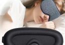 Masque de Nuit 100% Occultant pour Hommes & Femmes, Masque de Sommeil Zero Pression Design Ergonomique 3D, Cache Yeux pour Dormir, les Siestes, la Méditation, les Voyages – Le détail qui change tout au quotidien