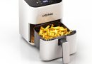 DEIME Air Fryer 2.5 L, Small Airfryer Digital Space Saving Compact, Bake, Reheat, Roasts for Quick Easy Meals, Mini Compact & Quiet, Nonstick & Dishwasher Safe Basket(White) – Le détail qui change tout au quotidien