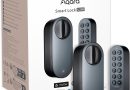 Aqara Serrure Connectée U200 avec Clavier à Empreinte Digitale, Matter sur Thread, Accès avec Clé Apple Home, Serrure Porte avec Batterie Rechargeable, Compatible Apple Home, Google Home, Alexa, Noir – Le détail qui change tout au quotidien