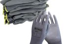 NITREX 290G – 10 paires – Gants de travail et de sécurité avec enduction de la paume en polyuréthane – Le détail qui change tout au quotidien