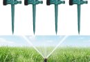 4 Pièces Arroseur de Jardin, Arroseur pour Pelouse, Arroseur Automatique 360° Rotatif, Arrosage Automatique, Pulvérisateur D&rsquo;Irrigation pour Pelouses, Jardin, Cour, Plantes,Fleurs – Le détail qui change tout au quotidien