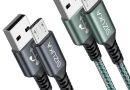 Câble Micro USB [2M/Lot de 2] Chargeur Micro USB, Nylon Tressé 3A Chargeur Rapide Micro Usb Compatible pour Android, Samsung S7 S6 Edge J3 J5 J7,Redmi Note 5 6 Pro, Wiko, Huawei, Kindle,LG – Le détail qui change tout au quotidien