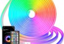 Macchiatto Ruban LED Néon 5M, Modèles DIY Bande LED avec APP/Télécommande, Synchronisation Musicale, Néon LED Chambre Gaming, Imperméable, pour Intérieur, Extérieur, Decoration Chambre – Le détail qui change tout au quotidien