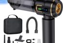 Aspirateur à Main Rechargeable, aspirateur sans Fil Puissant de 27000 PA, Vitesse de Rotation de 220000 Tours/Minute, adapté au Nettoyage des Voitures, des Bureaux et des Poils d&rsquo;animaux – Le détail qui change tout au quotidien