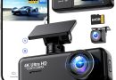 Dashcam Voiture Avant Arrière 4K+1080P, SIGRILL Caméra Embarquée Voiture avec Carte SD 64Go Gratuite, Caméra de Voiture WiF, Super Vision Nocturne, Mode Parking 24H, Enregistrement en Boucle Dashcam – Le détail qui change tout au quotidien