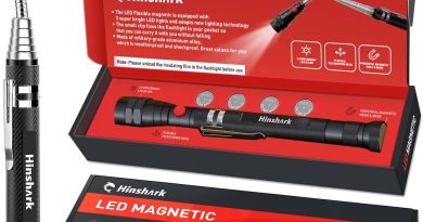 Hinshark Cadeau LED Outil de Ramassage Aimant Telescopique Homme，Idée Original pour Anniversaire，Papa，Gadgets Insolites et Utiles，Idée Cadeau Secret Santa，Noël – Le détail qui change tout au quotidien