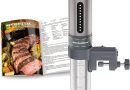 KitchenBoss Cuiseur Sous Vide,1100W, IPX7 Imperméable à l&rsquo;eau,Calculateur d&rsquo;Immersion de Cuisinière,Thermostat Réglable pour un Contrôle Précis de la Température – Le détail qui change tout au quotidien