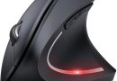 TECKNET Souris Ergonomique sans Fil 2.4G, Silencieuse Verticale Souris avec 4800 DPI Réglable, 6 Boutons, LED, Prévention Syndrome de la Souris, pour Droitier, PC, Ordinateur Portable, Mac – Le détail qui change tout au quotidien
