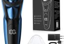 Rasoir Électrique pour Homme Rasoir à Têtes Rotatives avec Tondeuse Barbe de Précision IPX7 Rasoir à Sec et Humide avec Verrouillage de Voyage RS8336 Bleu Shaver Portable – Le détail qui change tout au quotidien