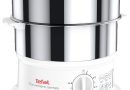 Tefal, Cuiseur vapeur, Cuisson saine, Bols en acier inoxydable, Empilables, Minuterie, Arrêt automatique, Pièces lavables au lave-vaisselle, Convenient Series, VC145130 – Le détail qui change tout au quotidien