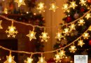 Guirlande Lumineuse à Flocons de Neige Noël Intérieur, 6M 40 LED Étoile Guirlandes Lumineuses Piles Étanche 2 Modes, Décoration pour Noël, Chambre à coucher, Fête, Mariage, Blanc Chaud – Le détail qui change tout au quotidien