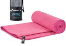 Fit-Flip Serviette Microfibre – pour Le Sport, Musculation et la Piscine – compacte, Ultra-légère et Rapidement sèche – Parfait pour Natation, Plage et Voyage – Le détail qui change tout au quotidien