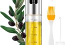 PORTENTUM Pulvérisateur d&rsquo;huile Premium pour cuisine et friteuse d&rsquo;air 100 ml Spray Cuisine Anti-goutte, Huile en verre avec distributeur, Accessoires Friteuse sans huile – Le détail qui change tout au quotidien
