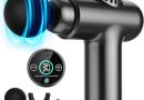 Pistolet de Massage, Lefity Mini Massage Gun, Pistolet de Massage Professionnel des Tissus Profonds, Masseur Portable, 30 Vitesses, écran Tactile LCD, pour Douleurs Musculaires et Raideurs – Le détail qui change tout au quotidien