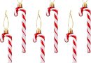 Lot de 6 décorations de Sapin de Noël, Canne à Sucre Noel Rouge et Blanche, avec des Paillettes Ornements de Bonbons de Canne de Noël, Candy Cane Déco pour Sapin et Maison, Canne à Sucre Déco de Noel – Le détail qui change tout au quotidien