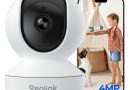 Reolink 4MP Interieur Caméra Surveillance WiFi – Vue à 360°, Suivi Automatique, Détection IA (Personne/Animal/Pleurs), Audio Bidirectionnel, Vision Nocturne, Mode Privé, sans Abonnement – ​​E1 – Le détail qui change tout au quotidien