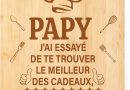 Cadeau Papy, Planche à Découper en Bambou Cadeaux Papi, Cadeau Anniversaire Grand Pere Cuisine, Idee Cadeaux Fete des Grand Pere Noel pour Homme – Le détail qui change tout au quotidien