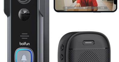 BOIFUN 2K FHD Sonnette sans Fil Exterieur Etanche, Grand Angle de 166°, Installation Facile, Détection Humaine PIR, Vision Nocturne, IP65 Étanche, Audio Bidirectionnel, Supporte Uniquement 2,4 GHz – Le détail qui change tout au quotidien