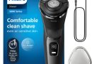 Philips Electric Shaver Series 3000 – Rasoir électrique Wet & Dry pour hommes avec technologie SkinProtect, couleur Lune foncée, tondeuse à barbe rétractable, Rasoir sans fil (modèle S3145/00) – Le détail qui change tout au quotidien