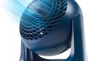 Iris Ohyama, Woozoo Ventilateur de Table, 23m², Inclinaison verticale 360°, Bleu, 3 Vitesses, Silencieux, Portable, Idéal pour Chambre, Cuisine, Refroidisseur d&rsquo;air, Puissant, PCF-HE18 – Le détail qui change tout au quotidien