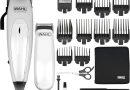 WAHL Home Pro Deluxe Combo Tondeuse Cheveux, Filaire, avec Levier pour Dégradés (1mm à 3mm), Lame Auto-Affutée de Qualité, Ne Tire Pas Les Cheveux 8 Sabots, Mini Tondeuse Pour Contours et Finitions – Le détail qui change tout au quotidien
