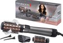 Remington Brosse Soufflante Rotative automatique [Soin kératine & huile d&rsquo;amande] Keratin Protect (1000W, Céramique, Température variable, 3 accessoires: 2 brosses rondes 40 & 50mm + de Volume) AS8811 – Le détail qui change tout au quotidien