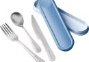 Maped Picnik – Set de Couverts en Inox – Boîte de Rangement Compacte – Compatibles Lave-Vaisselle – 3 Pièces : Fourchette, Couteau et Petite Cuillère – Le détail qui change tout au quotidien