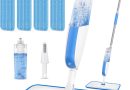 Balai Serpillère Vaporisateur Spray Mop – MANGOTIME Balais Serpillère Nettoyer Sol Microfibre Serpillere Lave Sol avec Reservoir pour Bois Dur, Stratifié, Vinyle, Bois, Céramique – Le détail qui change tout au quotidien