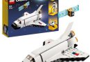 LEGO 31134 Creator 3-en-1 La Navette Spatiale, Jouet de Navette Spatiale en Vaisseau en Figurine Astronaute, pour Enfants, Garçons et Filles Dès 6 Ans, Idée Cadeau – Le détail qui change tout au quotidien