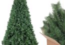 SALCAR Sapin de Noël Artificiel 180cm, Arbre de Noel avec 580 Pointes de Branche, Gants et Pieds de Sapin de Noël en Métal, Lgnifuge, Assemblage Rapide – Le détail qui change tout au quotidien