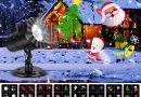 Projecteur Extérieur de Noël, Lumière D&rsquo;halloween Et De Noël, 16 Diapositives à Motif HD, Lampe de Projection pour Halloween Jardin et les Décorations de Vacances – Le détail qui change tout au quotidien