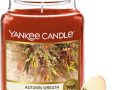 Yankee Candle bougie parfumée Couronne d&rsquo;automne | Format jarre | Bougie longue durée jusqu’à 150 heures de combustion |Cadeaux parfaits pour les femmes – Le détail qui change tout au quotidien