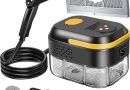 KingSom Nettoyeur Vapeur Portable,Nettoyeur Vapeur à Main Réglables sur 6 Niveaux,2500W Haute Pression Nettoyeur vapeur pour Canapé avec 10 Accessoires,1400ML Nettoyeurs vapeur pour la maison,Voiture – Le détail qui change tout au quotidien