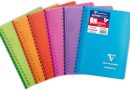 Clairefontaine 341601C Un Carnet à Spirale Koverbook – 11×17 cm – 100 Pages Petits Carreaux – Papier Blanc 90 g – Couverture Enveloppante Polypro – Couleur Aléatoire – Le détail qui change tout au quotidien