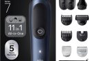 Braun Tondeuse Tout-En-Un Series 7, Kit 11-En-1, Lame ProBlade, Technologie AutoSense, 120 Min D&rsquo;autonomie, Protection SkinGuard, Barbe En Dégradé, Manche AquaGrip Pratique Sous L&rsquo;eau, AIO7540, Bleu – Le détail qui change tout au quotidien