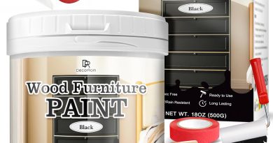 Peinture Meuble Bois Noir, 500g Peinture Bois Mat PrêT à L&rsquo;Emploi Pour La RéNovation De Chaises, Tables, Armoires Et Commodes, à Base D&rsquo;Eau Et Inodore, Pour L&rsquo;IntéRieur Et L&rsquo;ExtéRieur, Avec Outils – Le détail qui change tout au quotidien