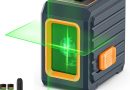 Niveau laser vert CIGMAN avec nivellement automatique et mode manuel, mode impulsion de 30 m, 4 niveaux de luminosité, haute précision ± 0,3 mm/1 M, comprend des piles AA et un support – Le détail qui change tout au quotidien