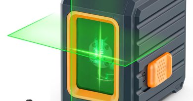 Niveau laser vert CIGMAN avec nivellement automatique et mode manuel, mode impulsion de 30 m, 4 niveaux de luminosité, haute précision ± 0,3 mm/1 M, comprend des piles AA et un support – Le détail qui change tout au quotidien