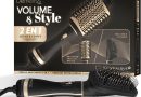 Demeliss SAINT ALGUE – Brosse Soufflante 2 en 1 VOLUME & STYLE – Sèche & Coiffe, Tous Types de Cheveux – 2 Têtes Interchangeables – Revêtement Céramique & Tourmaline – 3 Températures – Le détail qui change tout au quotidien