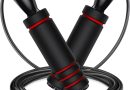 Gritin Corde à Sauter, Jump Rope Réglable pour Adulte, Roulements à Billes en Acier Ultra Fluides, Poignées Antidérapantes en Mousse, Câble en Acier pour Crossfit – Le détail qui change tout au quotidien