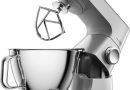 Kenwood Titanium Chef Baker KVC85.004SI Robot Patissier avec Balance Intégrée, Inclus Ensemble Pâtisserie 3 Pièces, Bol de Mélange de 5L et 3.5L, Régulateur de Vitesse Progressif, 1200W, Argenté – Le détail qui change tout au quotidien