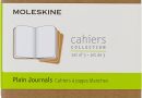 Moleskine – Cahier Journal – Ensemble de 3 Carnets avec Pages à Pages Blanches – Couverture en Carton et Piqûres de Coton Apparentes – Couleur Kraft – Taille Format de Poche 9 x 14 cm – 80 Pages – Le détail qui change tout au quotidien
