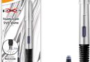 BIC Xpen – Stylo-Plume Rechargeable fourni avec une Cartouche d’Encre Bleue – Corps Chromé, Blister de 1 – Le détail qui change tout au quotidien