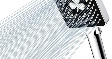 Magichome Pommeau de douche haute pression avec 6 modes, pommeau de douche universel pour basse pression d&rsquo;eau, avec fonction de réglage d&rsquo;une seule main – Le détail qui change tout au quotidien