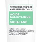 Mixa – Nettoyant Confort Anti-imperfections à l’Acide Salicylique et au Squalane – Peaux à Imperfections Mixtes à Grasses – Soin du Visage Hydratant Protecteur – Démaquillant Peau Grasse – 150 ml – Le détail qui change tout au quotidien