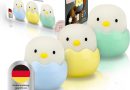 MegaLight Veilleuse LED pour enfants | Veilleuse bébé sans petits éléments ingérables | Lampe d&rsquo;allaitement tactile à intensité variable | Lampe de nuit rechargeable par USB | Baby Eggy – Le détail qui change tout au quotidien