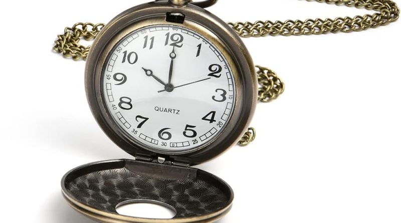 Vicloon Montre de Poche Vintage,Montre de Poche à Quartz avec Chaîne,Montre à Gousset Homme,Chaîne Montre Gousset Ancienne à Chiffres Romains Classiques Montre en Alliage pour Hommes – Le détail qui change tout au quotidien
