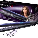 Remington Lisseur Cheveux [Ionique: anti-frizz & antistatique] Pro-Ion (Céramique Tourmaline, Douceur & Brillance, Glisse facile, Écran LCD, Fonction Mémoire) Fer à Lisser S7710 – Le détail qui change tout au quotidien