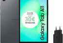 Samsung Galaxy Tab A11 8.7&Prime; WiFi 64 Go, Tablette Android, RAM 4 Go, Son 3D, Gris, Chargeur Secteur Rapide 25W Inclus, Version FR – Le détail qui change tout au quotidien