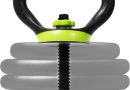 Yes4All Poignée Kettlebell Ajustable, Convertisseur de Disques avec Poignée Texturée pour Swings, Deadlifts, Squats, Lifts, Get-Ups et Snatches, Design Portable pour Salle de Sport à Domicile – Le détail qui change tout au quotidien
